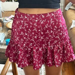 Floral Skort